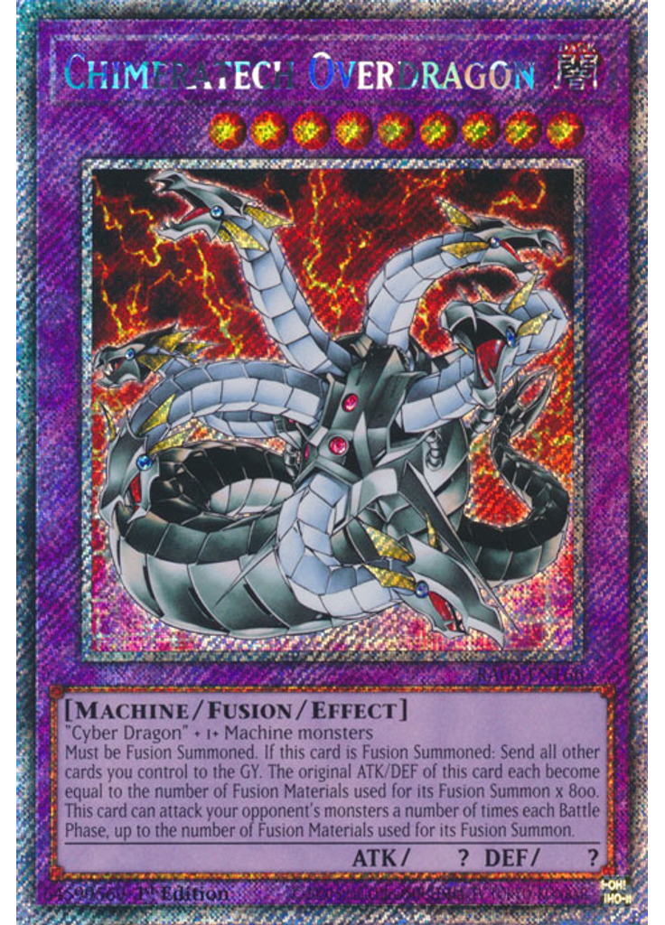 Chimeratech Overdragon (Platinum Secret Rare 1st Edition)