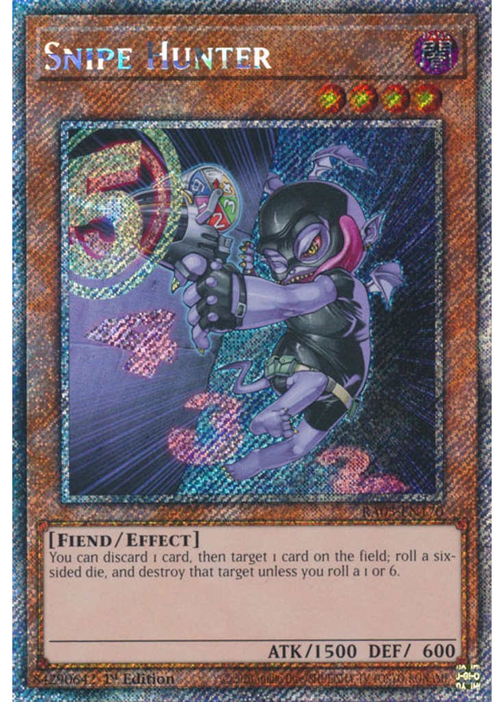Snipe Hunter (Platinum Secret Rare 1st Edition)