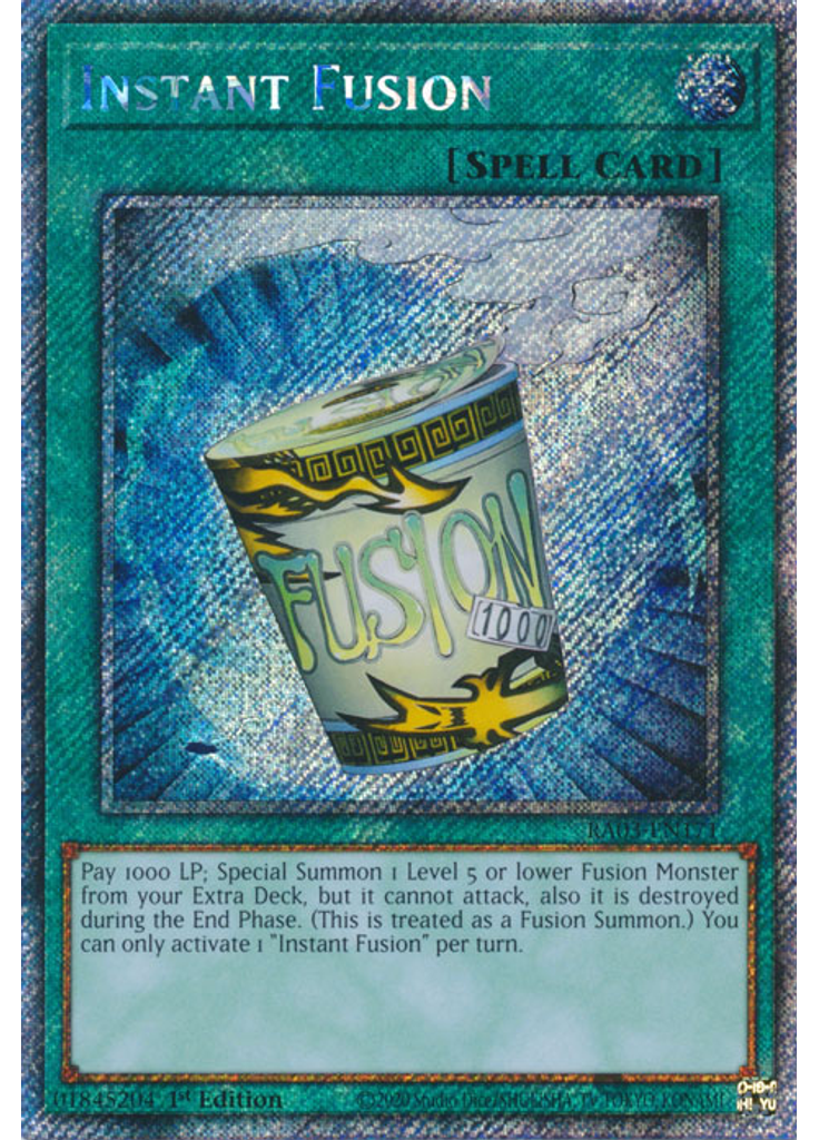 Instant Fusion (Platinum Secret Rare 1st Edition)