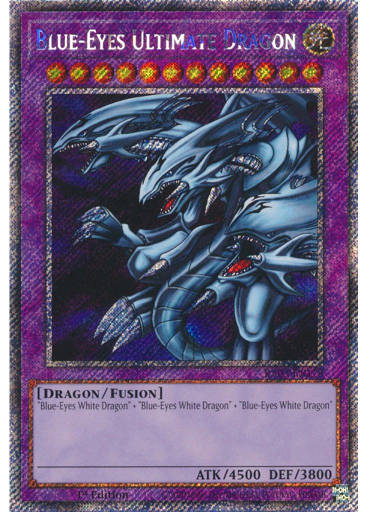 Blue-Eyes Ultimate Dragon (Platinum Secret Rare 1st Edition)