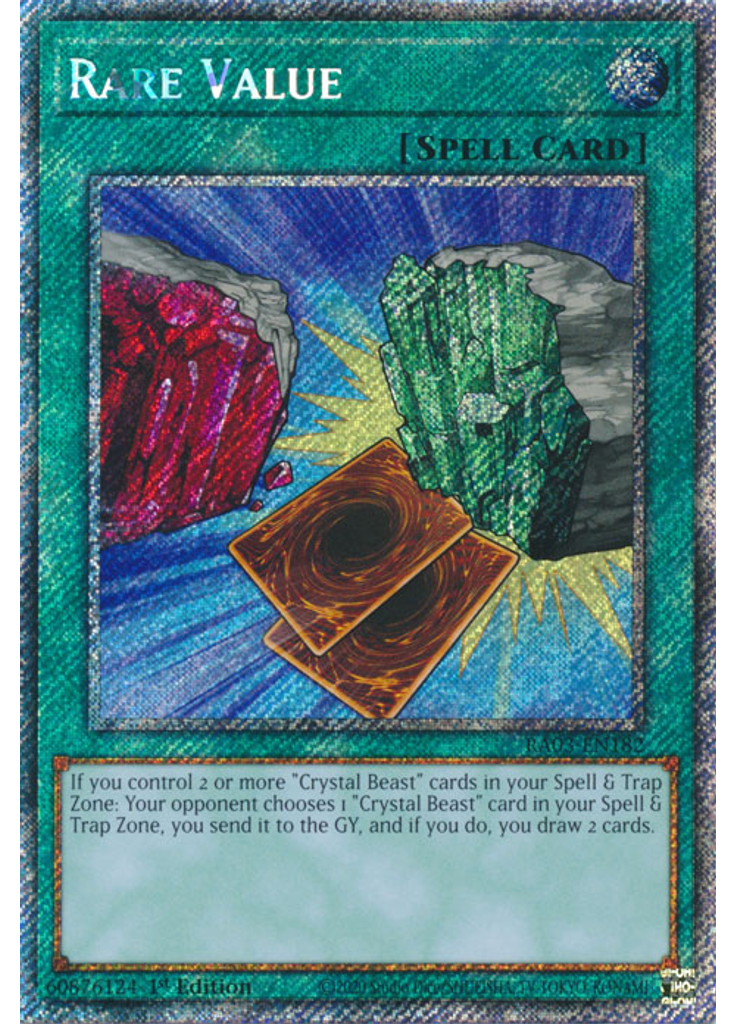 Rare Value (Platinum Secret Rare 1st Edition)