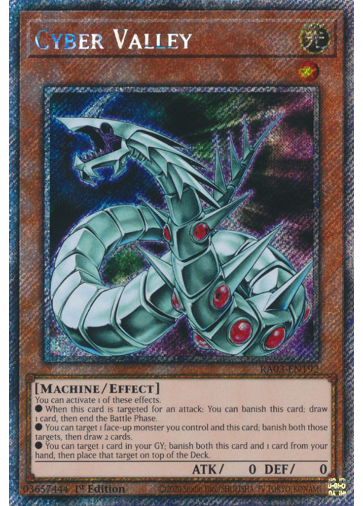 Cyber Valley (Platinum Secret Rare 1st Edition)