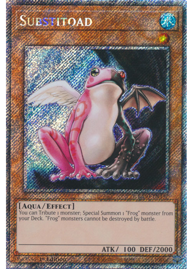 Substitoad (Platinum Secret Rare 1st Edition)