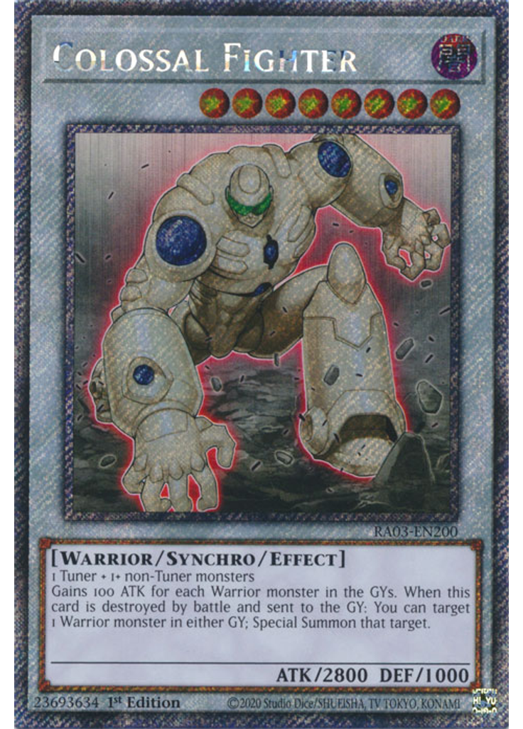 Colossal Fighter (Platinum Secret Rare 1st Edition)