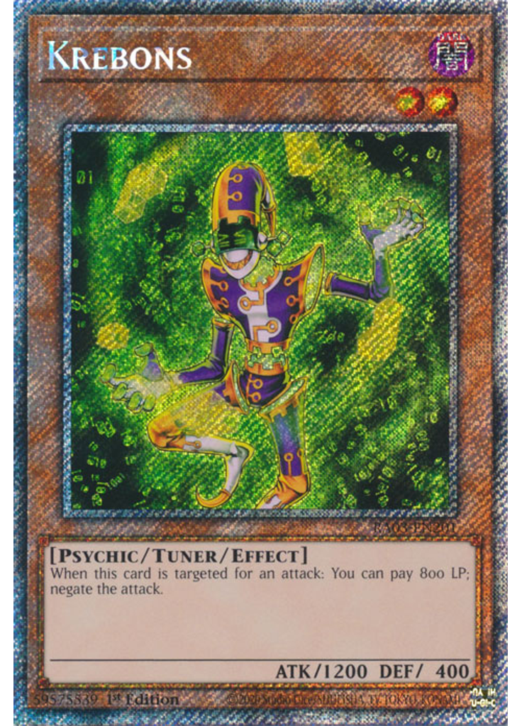 Krebons (Platinum Secret Rare 1st Edition)