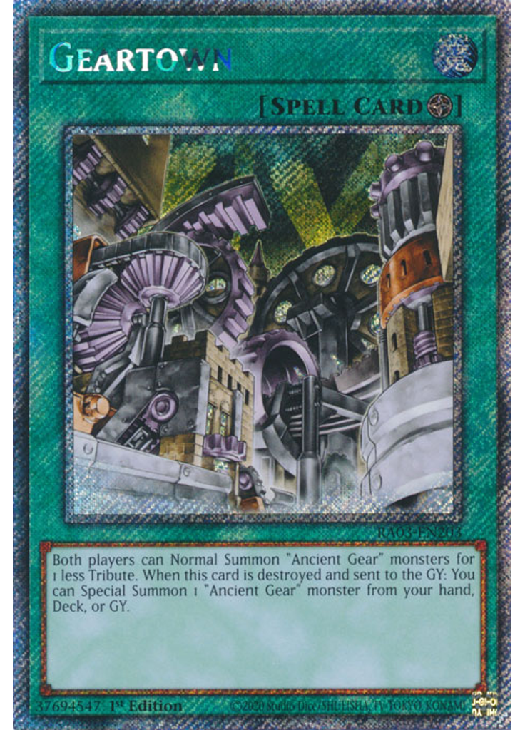 Geartown (Platinum Secret Rare 1st Edition)