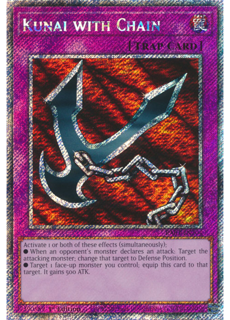 Kunai with Chain (Platinum Secret Rare 1st Edition)