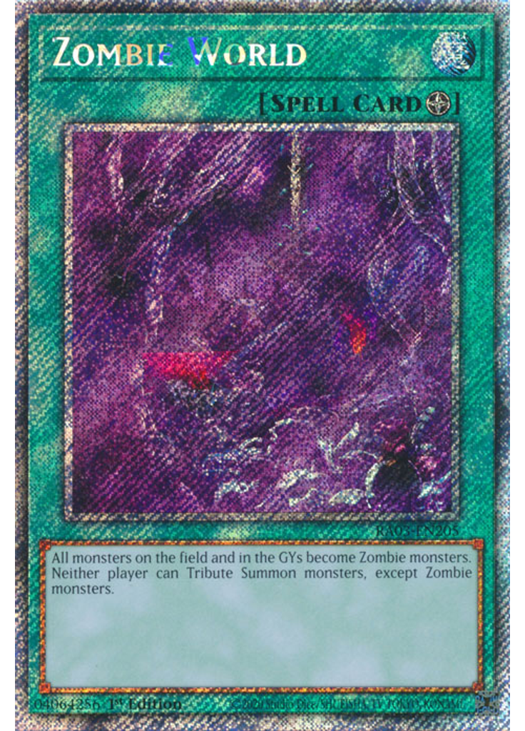 Zombie World (Platinum Secret Rare 1st Edition)