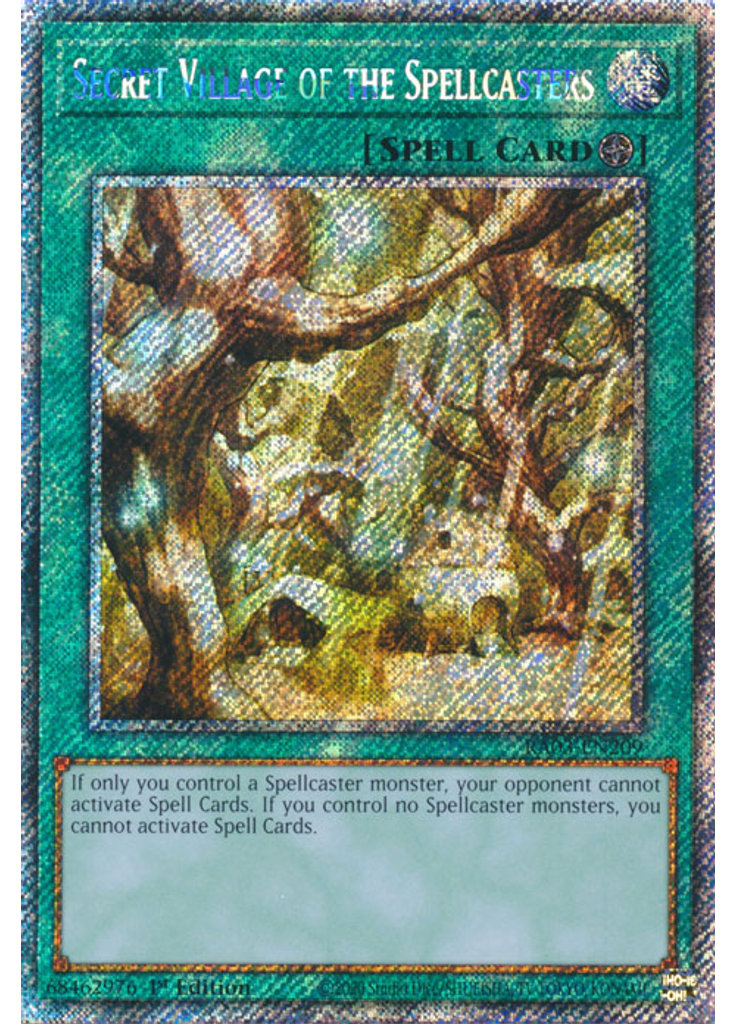 Secret Village of the Spellcasters (Platinum Secret Rare 1st Edition)