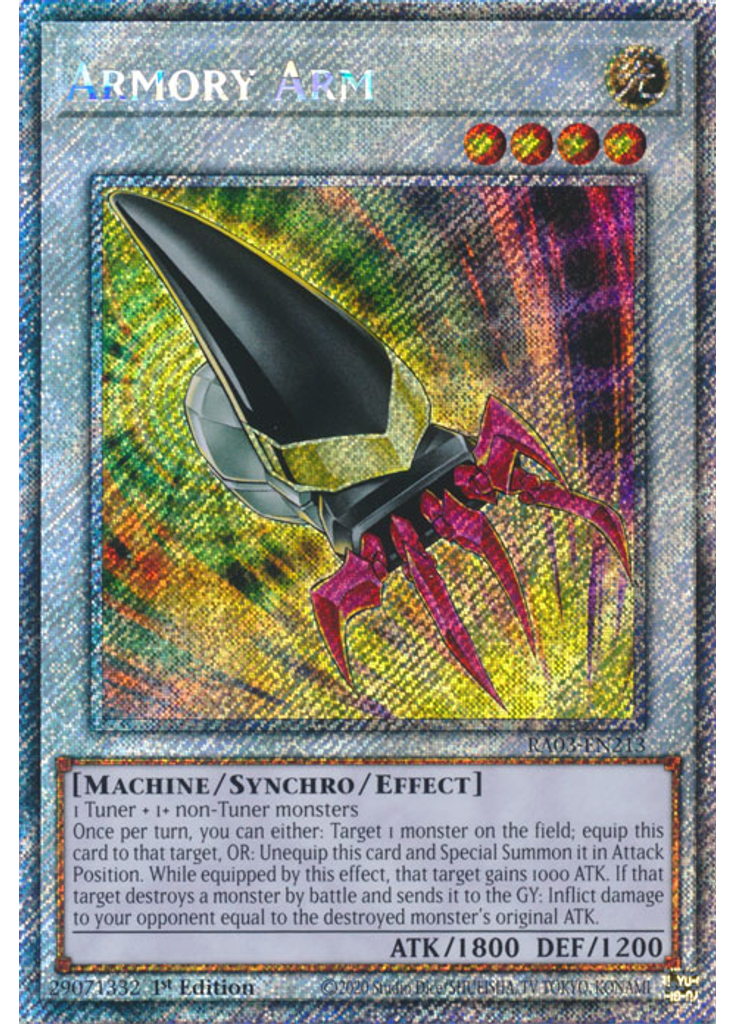 Armory Arm (Platinum Secret Rare 1st Edition)