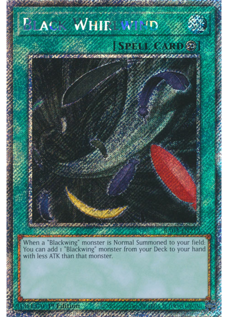 Black Whirlwind (Platinum Secret Rare 1st Edition)