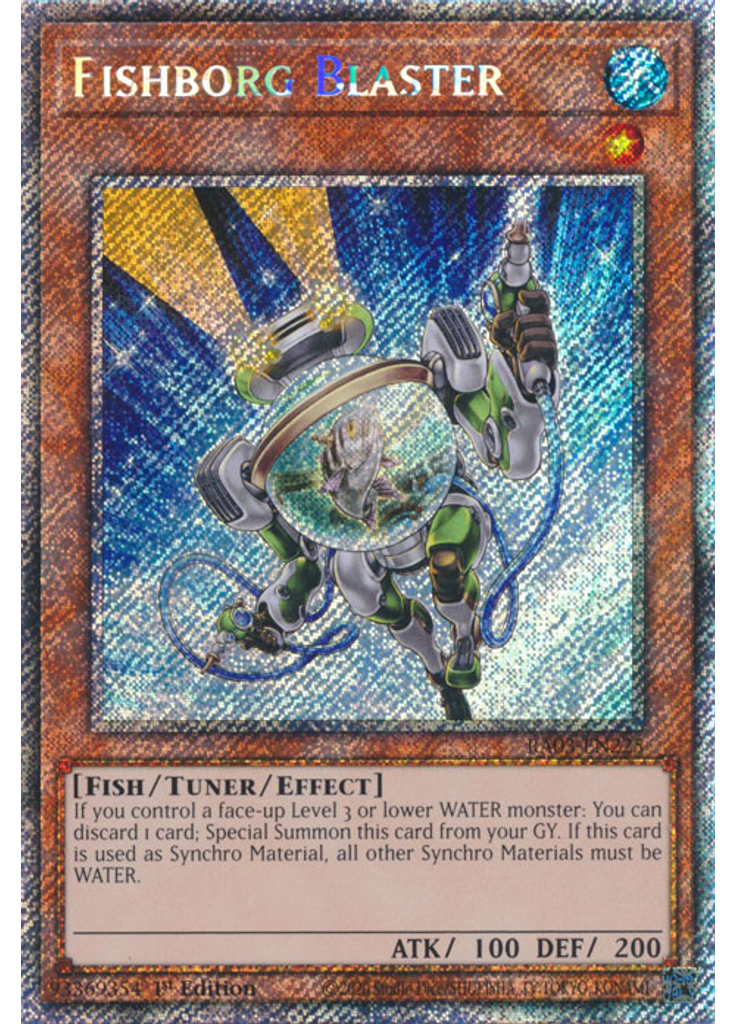Fishborg Blaster (Platinum Secret Rare 1st Edition)