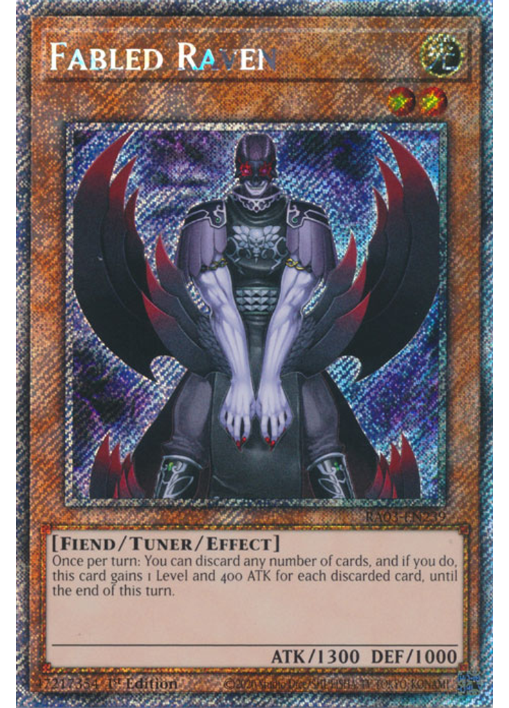 Fabled Raven (Platinum Secret Rare 1st Edition)