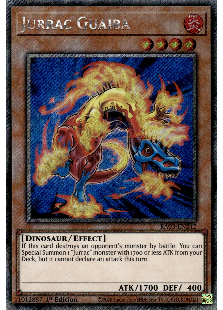 Jurrac Guaiba (Platinum Secret Rare 1st Edition)