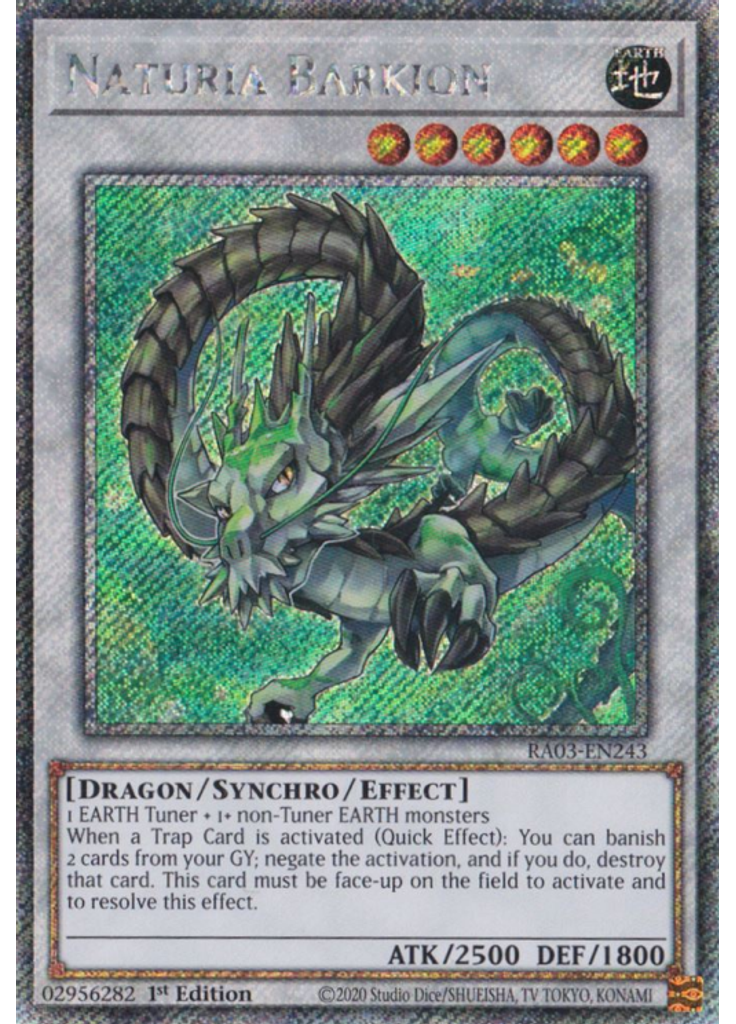 Naturia Barkion (Platinum Secret Rare 1st Edition)