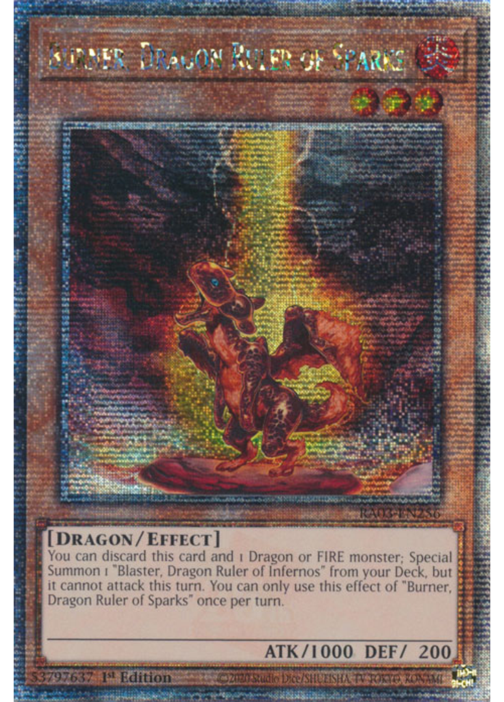 Burner, Dragon Ruler of Sparks