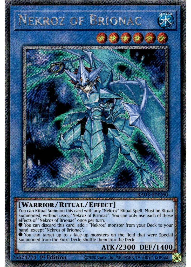Nekroz of Brionac (Platinum Secret Rare 1st Edition)