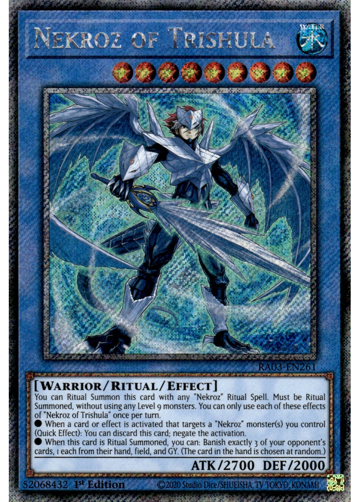 Nekroz of Trishula (Platinum Secret Rare 1st Edition)