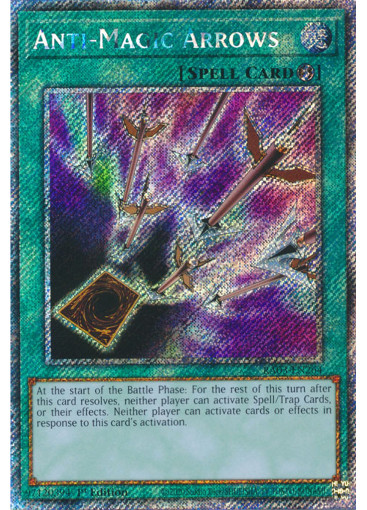Anti-Magic Arrows (Platinum Secret Rare 1st Edition)