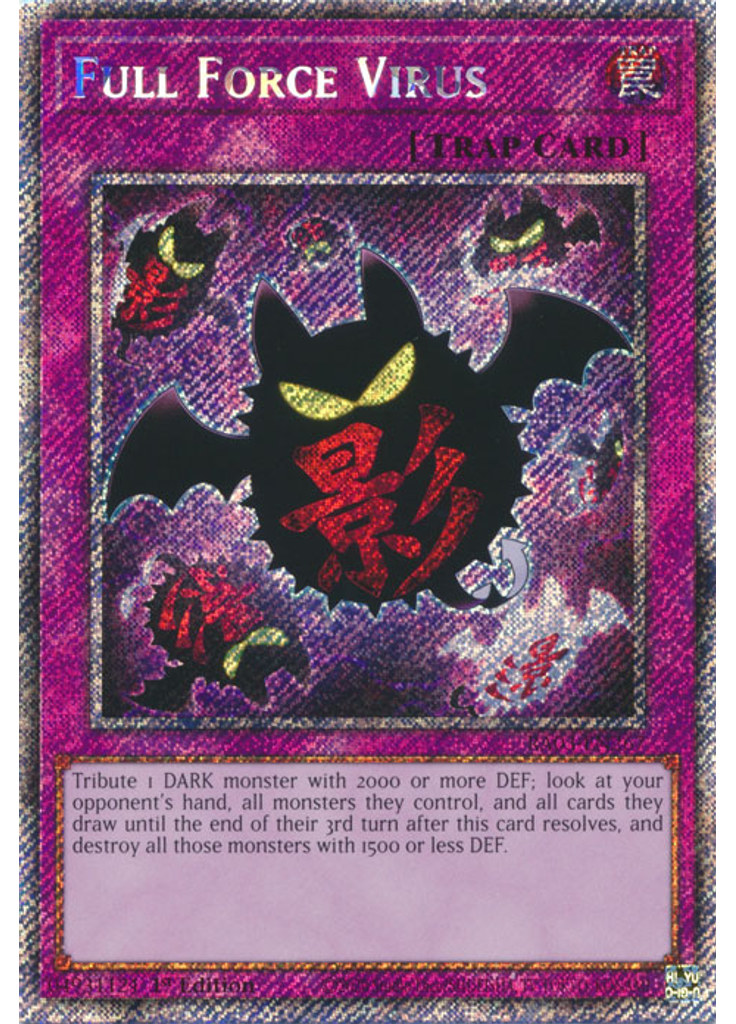 Full Force Virus (Platinum Secret Rare 1st Edition)