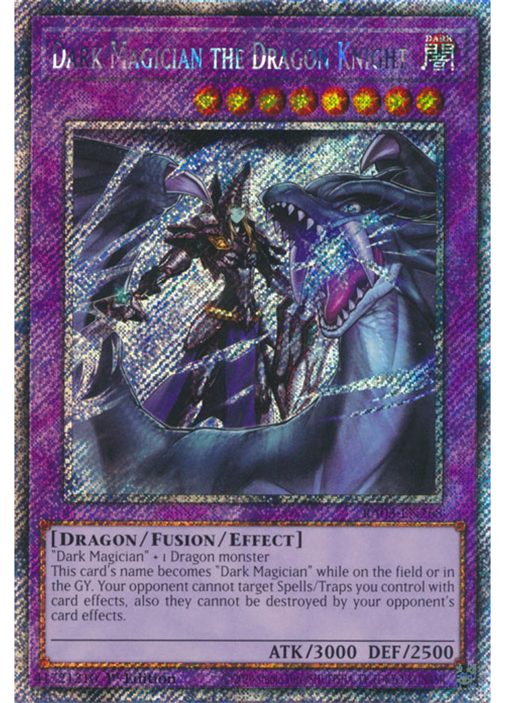 Dark Magician the Dragon Knight (Platinum Secret Rare 1st Edition)