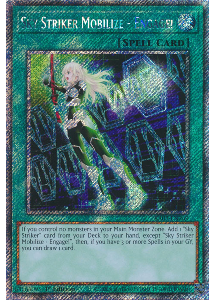 Sky Striker Mobilize - Engage! (Platinum Secret Rare 1st Edition)