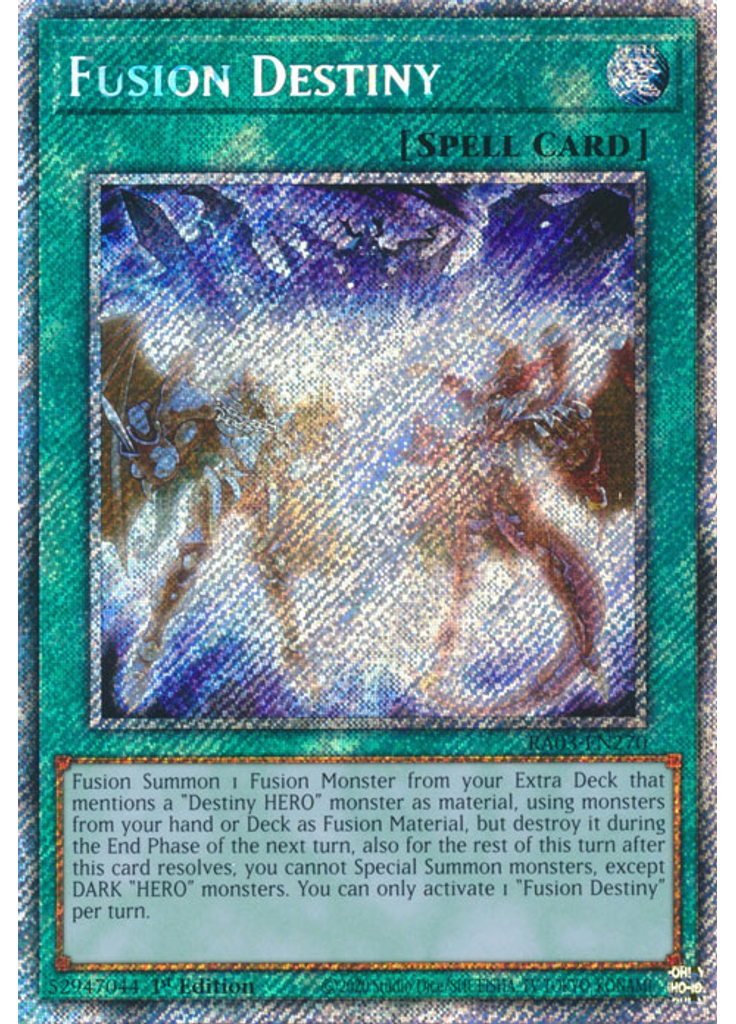 Fusion Destiny (Platinum Secret Rare 1st Edition)