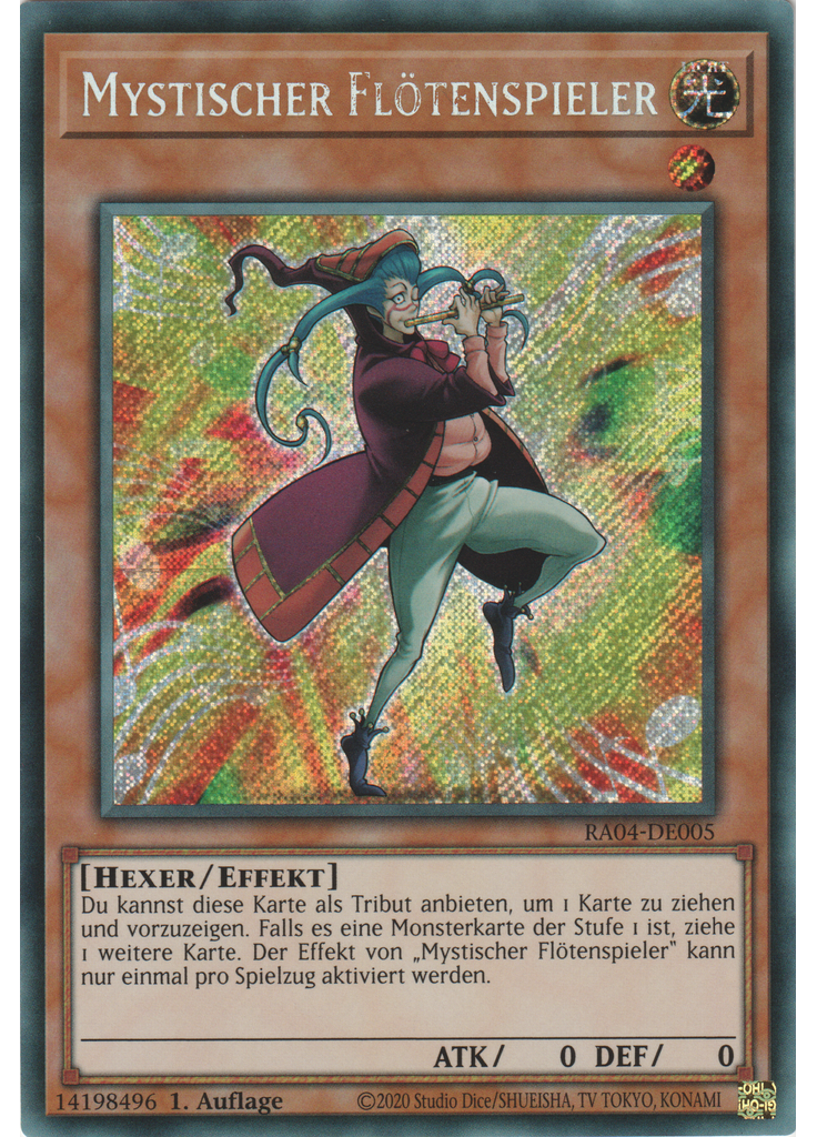 Mystischer Flötenspieler (Secret Rare 1st Edition)