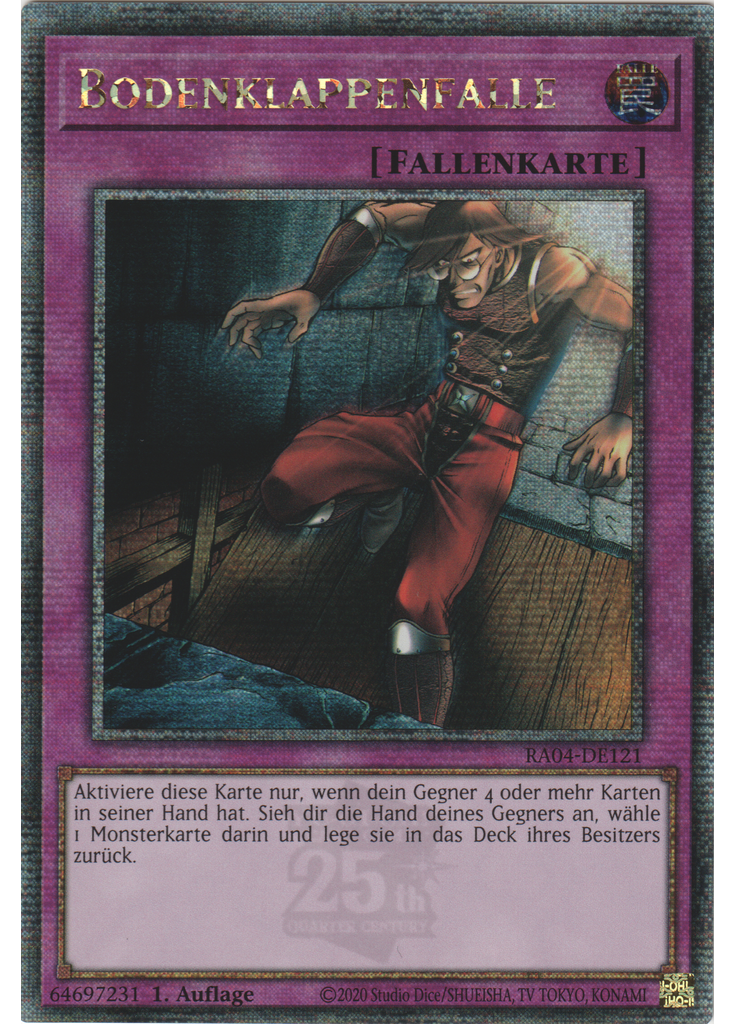 Bodenklappenfalle