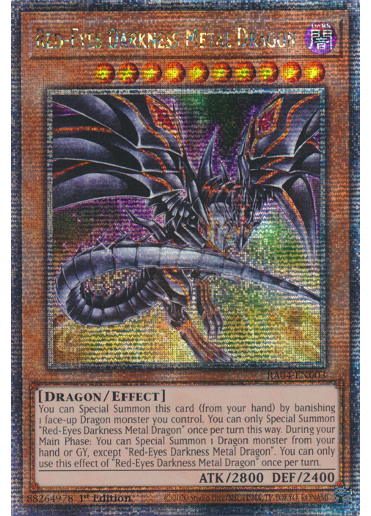 Red-Eyes Darkness Metal Dragon