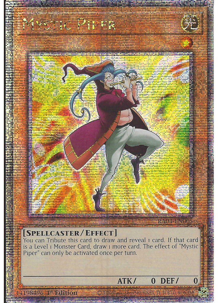 Mystic Piper (Quarter Century Secret Rare 1st Edition)