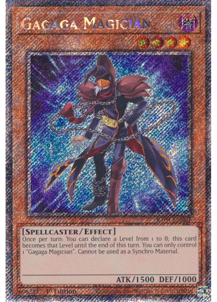 Gagaga Magician (Platinum Secret Rare 1st Edition)