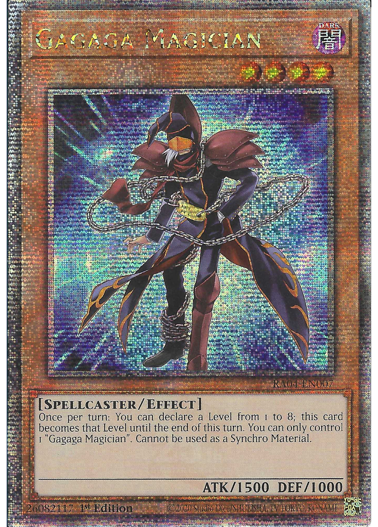 Gagaga Magician (Quarter Century Secret Rare 1st Edition)