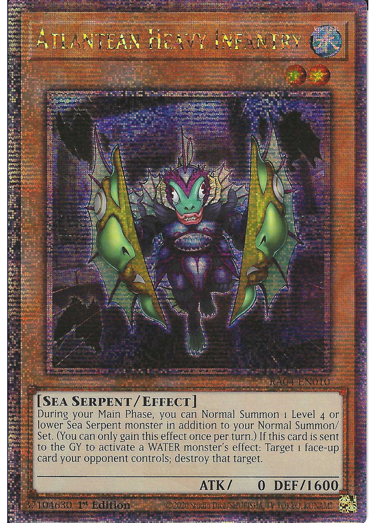 Atlantean Heavy Infantry (Quarter Century Secret Rare 1st Edition)