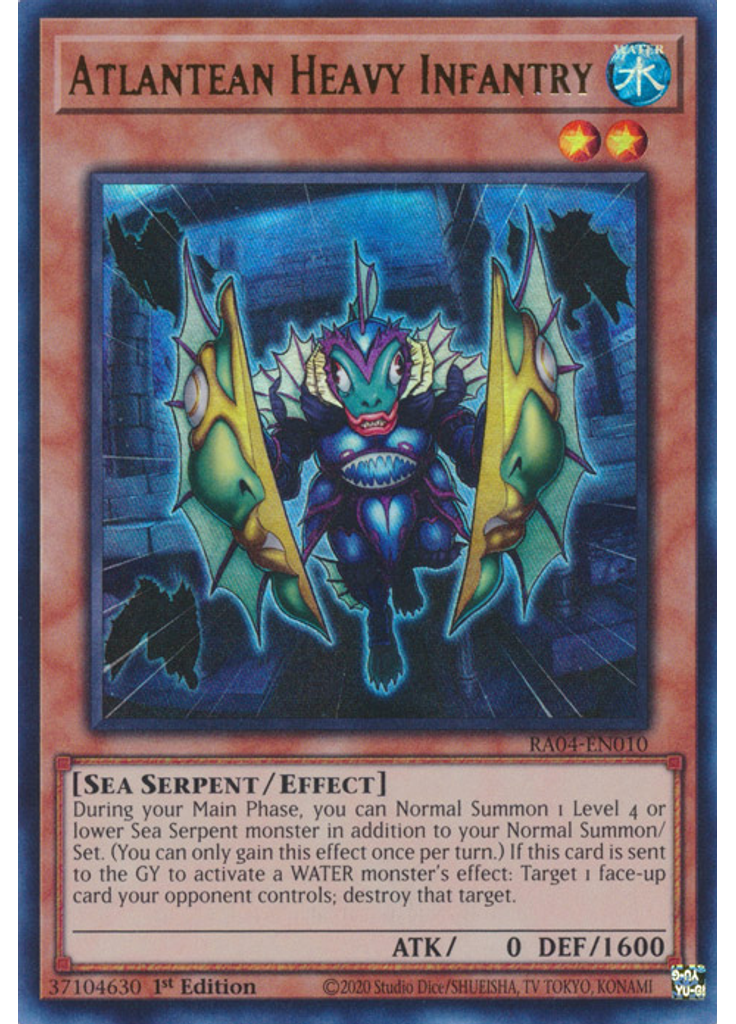 Atlantean Heavy Infantry (Ultra Rare 1st Edition)