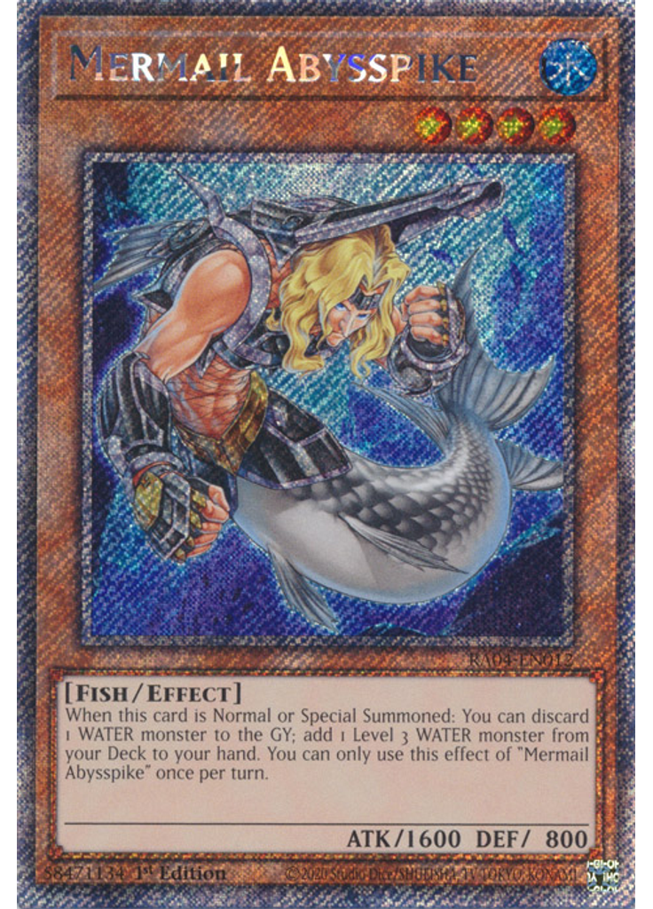 Mermail Abysspike (Platinum Secret Rare 1st Edition)