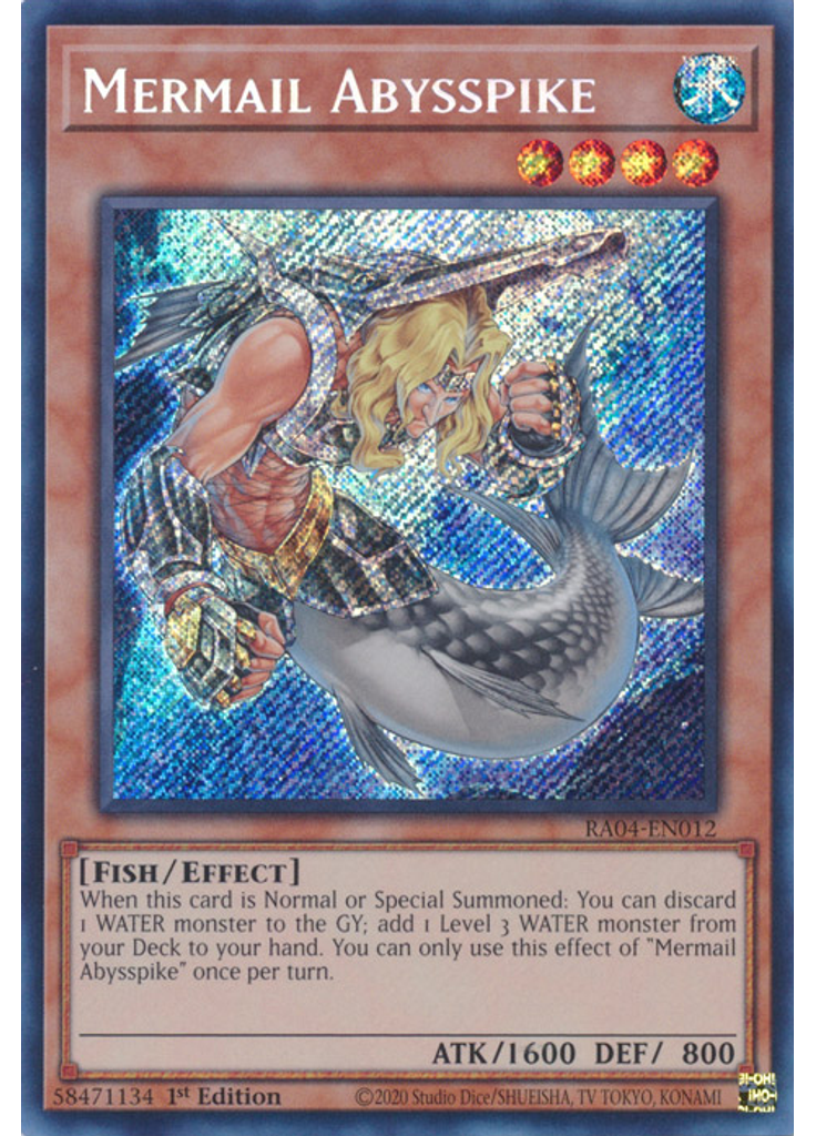 Mermail Abysspike (Secret Rare 1st Edition)