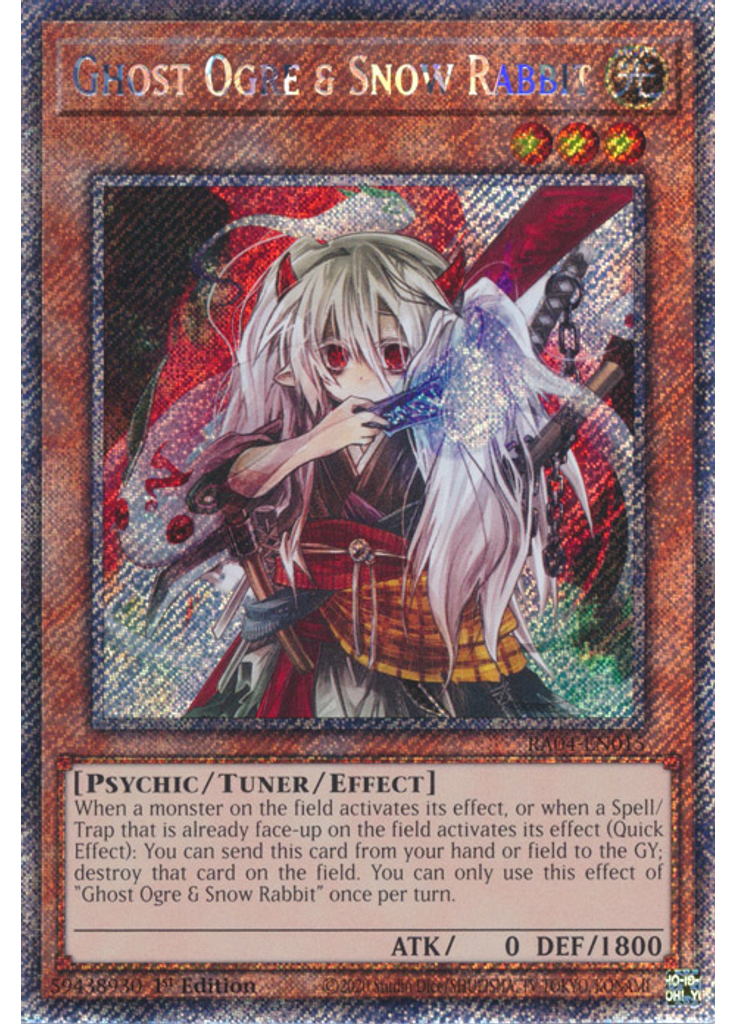 Ghost Ogre & Snow Rabbit (Platinum Secret Rare 1st Edition)
