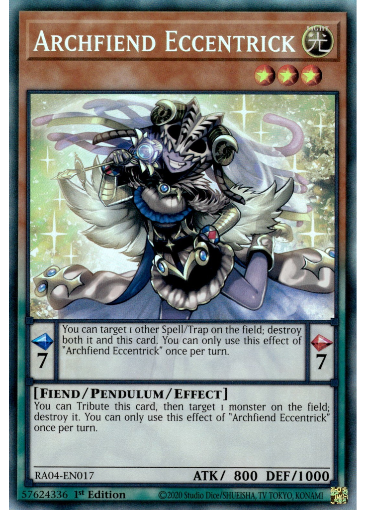 Archfiend Eccentrick (Collectors Rare 1st Edition)