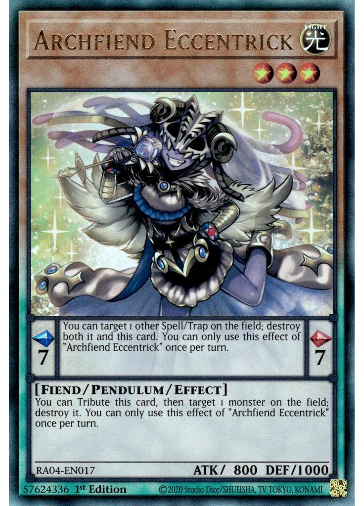 Archfiend Eccentrick (Ultimate Rare 1st Edition)