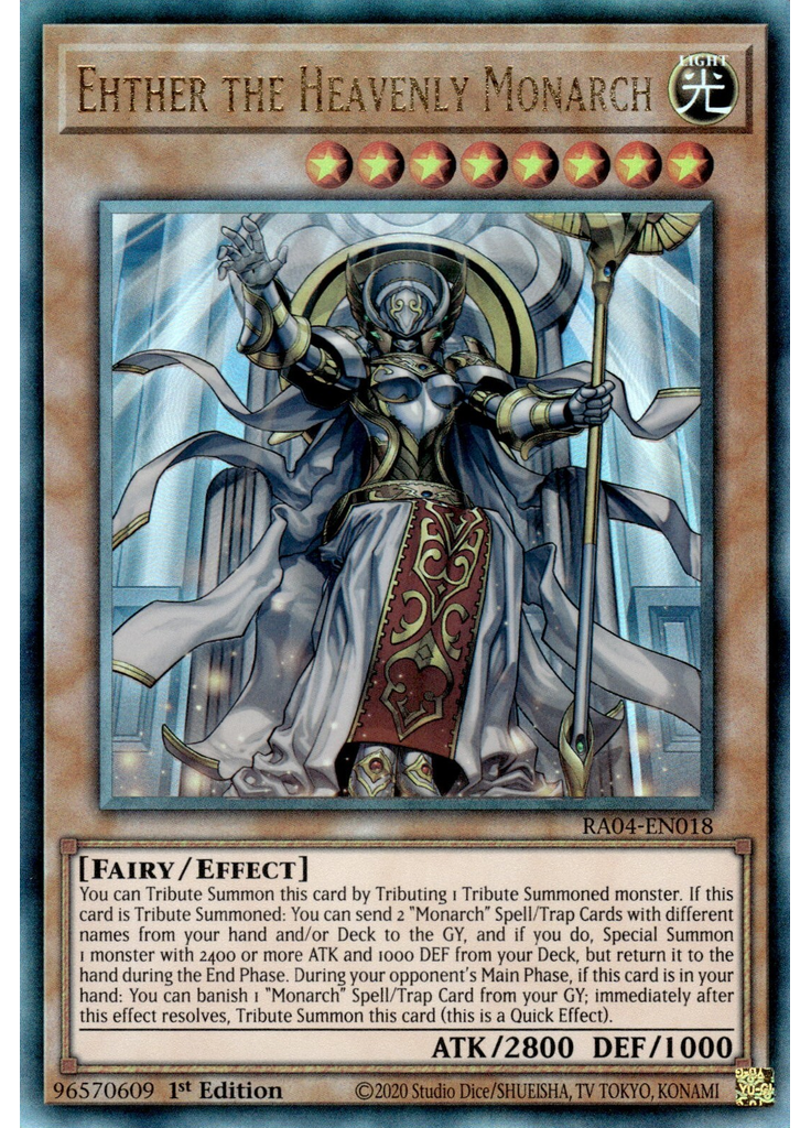 Ehther the Heavenly Monarch (Ultimate Rare 1st Edition)