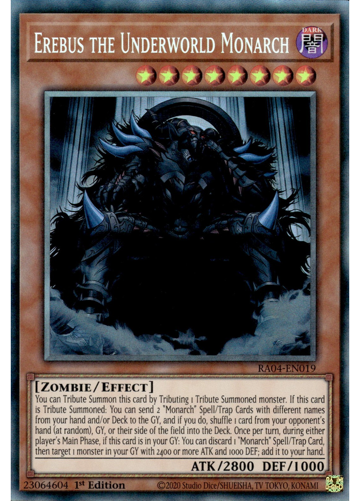 Erebus the Underworld Monarch (Collectors Rare 1st Edition)