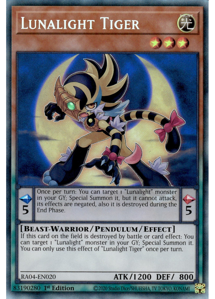 Lunalight Tiger (Collectors Rare 1st Edition)