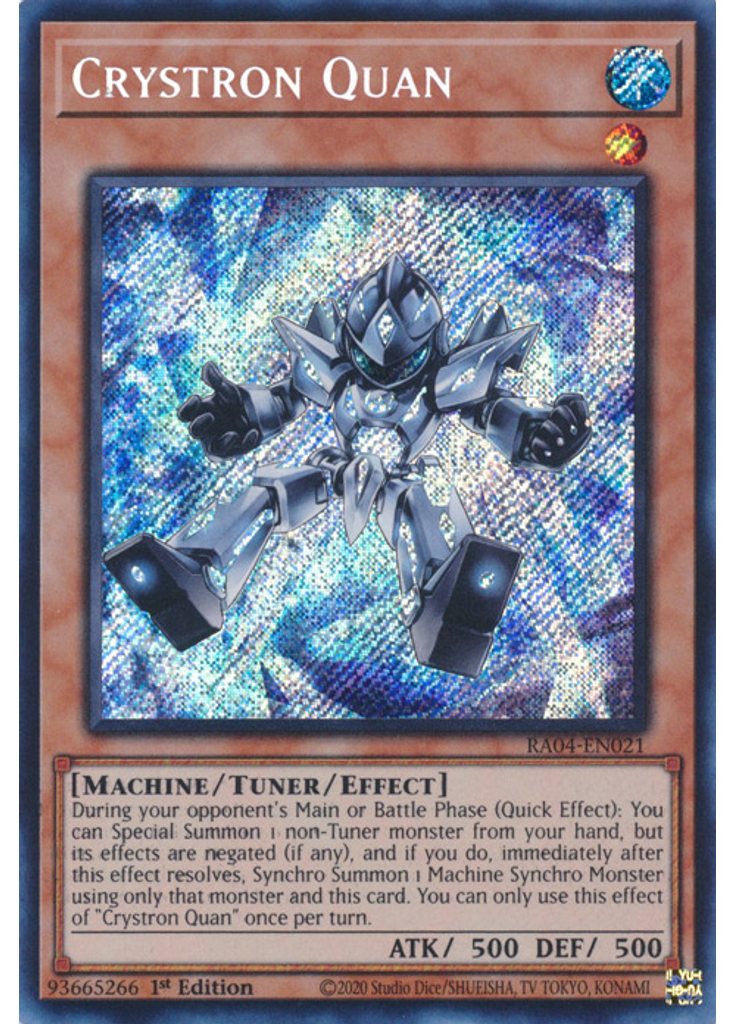 Crystron Quan (Secret Rare 1st Edition)
