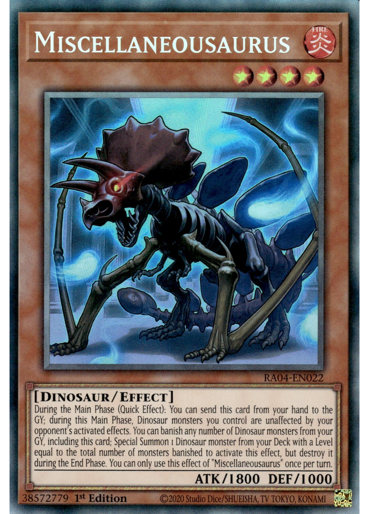 Miscellaneousaurus (Collectors Rare 1st Edition)