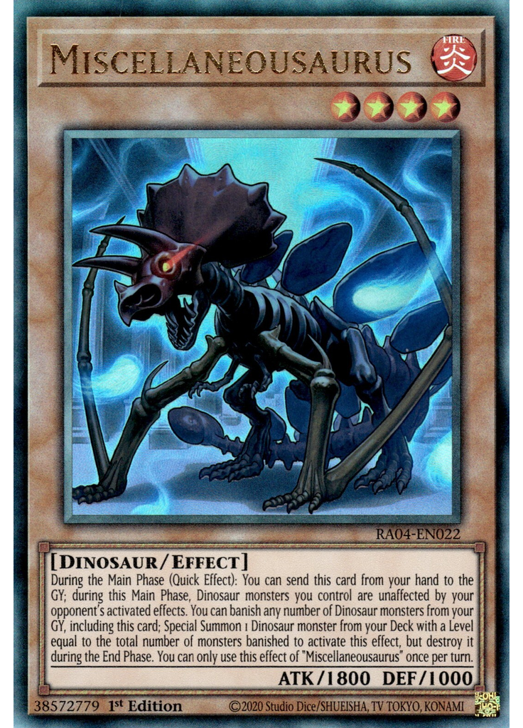Miscellaneousaurus (Ultimate Rare 1st Edition)