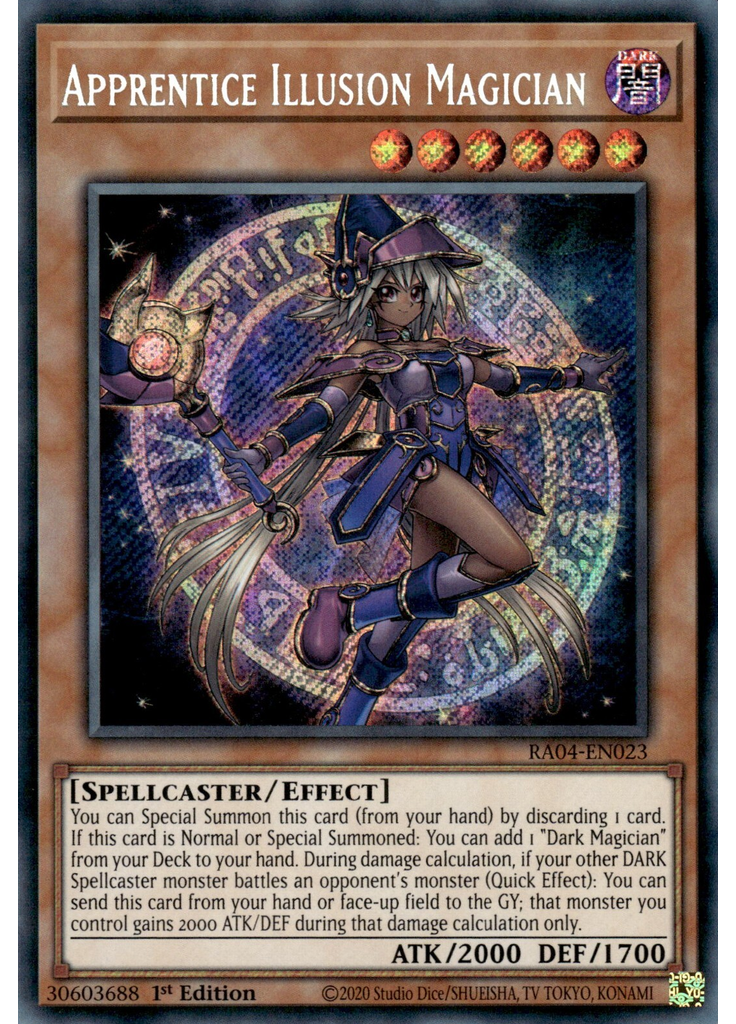 Apprentice Illusion Magician (Secret Rare 1st Edition)