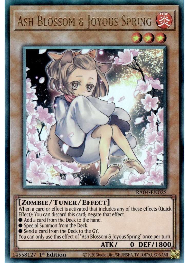 Ash Blossom & Joyous Spring (Ultimate Rare 1st Edition)