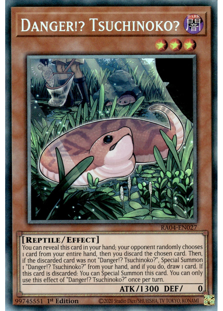 Danger!? Tsuchinoko? (Collectors Rare 1st Edition)