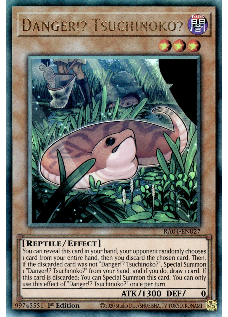 Danger!? Tsuchinoko? (Ultimate Rare 1st Edition)